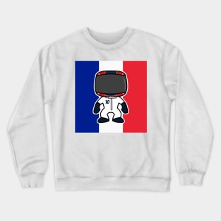 Pierre Gasly Custom Bobblehead - Flag Edition 2021 Season Crewneck Sweatshirt